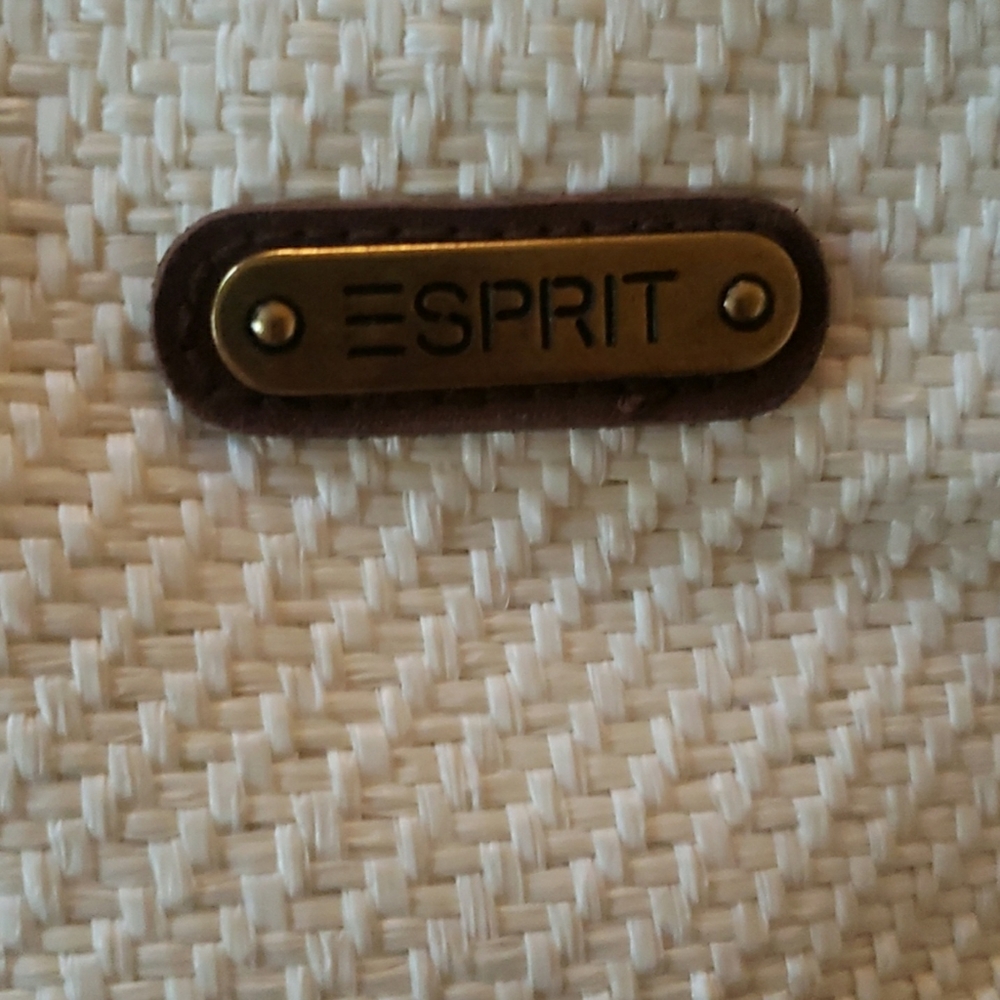 ESPRIT Mini Purse. Beige/ Off White and Brown - Picture 7 of 10